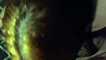 He pauses his game for her sloppy blowjob then fucks hard.