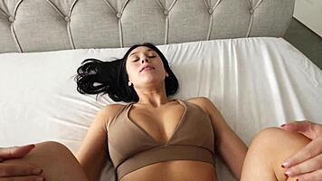 Alexa chains begs for help stretching her tight wet pussy now