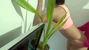 caught banging the hot petite latina cleaning girl my wife hired