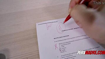 tutor's hot curves reward perfect grades 😏🍑🔥