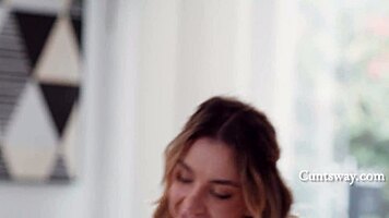 curious petite teens scissor and lick small tits following book instructions