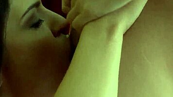 petite seductress pins rival in steamy lesbian wrestling clinch