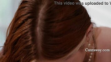 curious petite teens scissor and lick small tits following book instructions