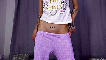 triple cocks explode cum in goldie's hungry mouth!