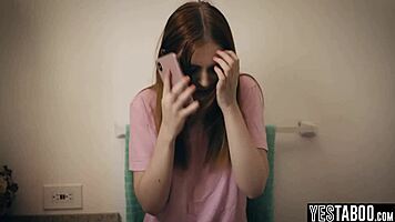 whoa pregnant redhead teen railed by massive throbbing cock