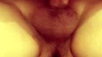 wet hairy viet pussy bent over for deep creampie