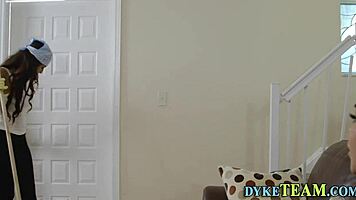 Latina Teen Lesbians Finger And Lick Hungrily