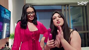 steamy brazilian lesbians masturbate passionately licking orgasms in lingerie