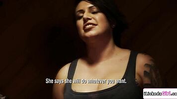 big tits lesbian squirts wildly on petite teen facesit