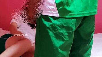 18-year-old mexican schoolgirl virgin gets deflowered by classmate in homemade uniform fuck