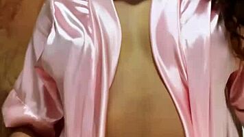 She dreams of a throbbing cock stretching her dripping wet young pussy