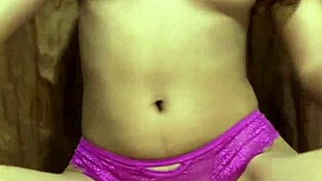 She dreams of a throbbing cock stretching her dripping wet young pussy