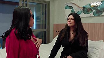 steamy brazilian lesbians masturbate passionately licking orgasms in lingerie