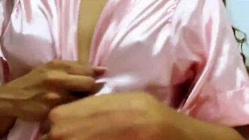 She dreams of a throbbing cock stretching her dripping wet young pussy
