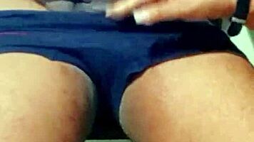 granny teases lingerie ass before deep blowjob