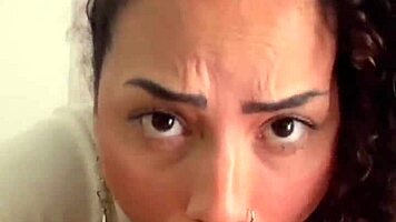 Skinny brunette teen casting deepthroats to flexible cowgirl ass cumshot