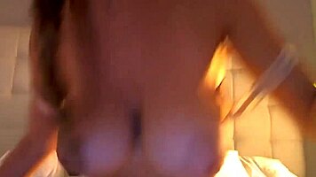 Brunette Teen Rides Dildo on Webcam Hard