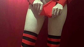 miss sugar teases with vibrator pussy play and anal plug fun