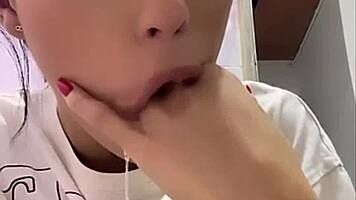 Latina babe pukes from rough deepthroat until stomach empties