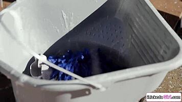 big tits milf licks tribs hairy pussy with young babe