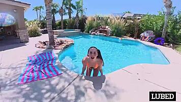 wanna see this spinner slut wrecked doggystyle outdoors?