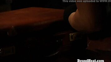 submissive czech lesbian slave bound and branded by femdom mistress