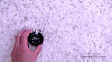 cute braces teen gets roughly pounded by older guy on sofa pov