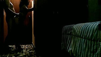 sexy petite asian slut teases in panties for her dorm roommate