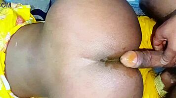 indian bhabhi takes huge cock deep in hardcore ass fuck