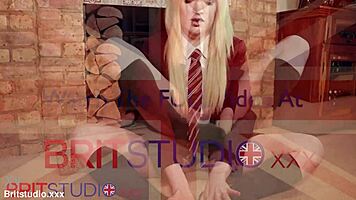 british student slut delivers hot footjob joi instructions