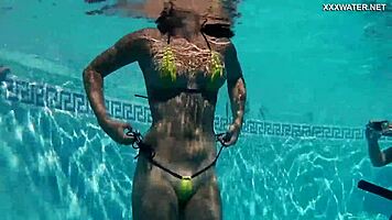 Candy And Lizzy Fuck Mike Hard Underwater!