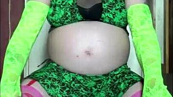 shy bisexual crossdresser deepthroats cock from ass