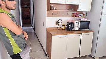 brazilian housewife risks banging best friend cock