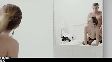 Erotic Russian Girlfriend Mary Kalisy Blindfolded Kink Ride