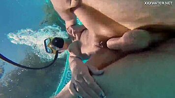 Candy And Lizzy Fuck Mike Hard Underwater!