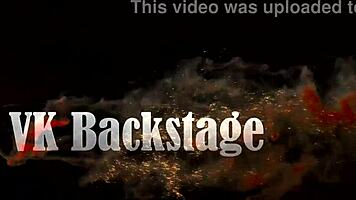 bella gray gulps piss from three huge cocks