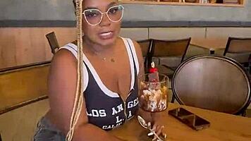 i pound hot latina and explode on her tits