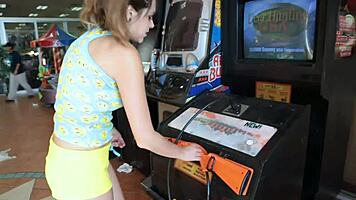 nympho slut bends over doggystyle riding huge cock nonstop pov