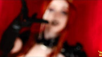 lusty succubus rips clothes claims gamer virginity ride