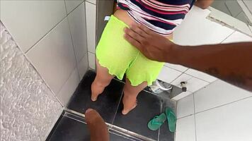 roommate pounds skinny innocent girl's tight pussy standing