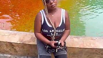 i pound hot latina and explode on her tits