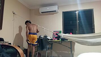 mi sexy stepsis begs for my cock, hermosa argentina model shaking ass