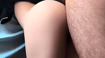 young curvy ass perched counter tempts horny neighbor bedroom panties fuck