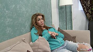 blonde latina isis taylor picked up for raw no-condom casting fuck 😈🍆