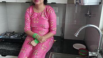 Cute Indian Beauty Bent Over Doggystyle Fucked to Orgasm Talk