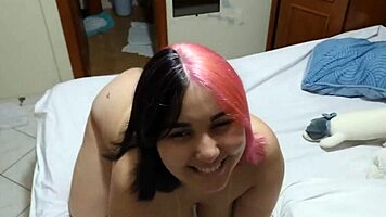 offering pregnant nympho to eager crowd