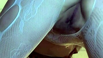 tiktok dance clips feature sexy stockings bra twerking