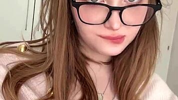 secret facetime tempts you to cum for busty french teacher's whispers