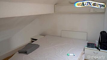 Oily feet tease in extreme closeup action