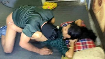 Naughty Desi Bhabhi Fingers Pussy Then Takes Pounding